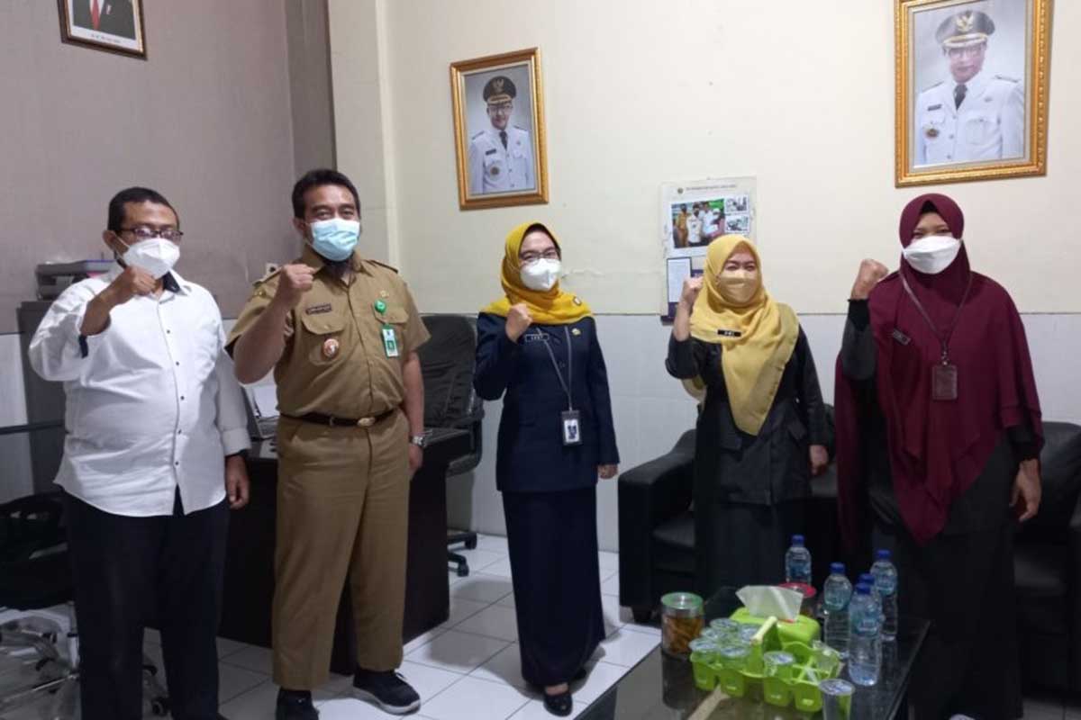 Jajaran pimpinan Kelurahan Sukoharjo. (ist) - Kelurahan Sukoharjo Terpilih Salah Satu Perintis Program Desa/Kelurahan Cantik