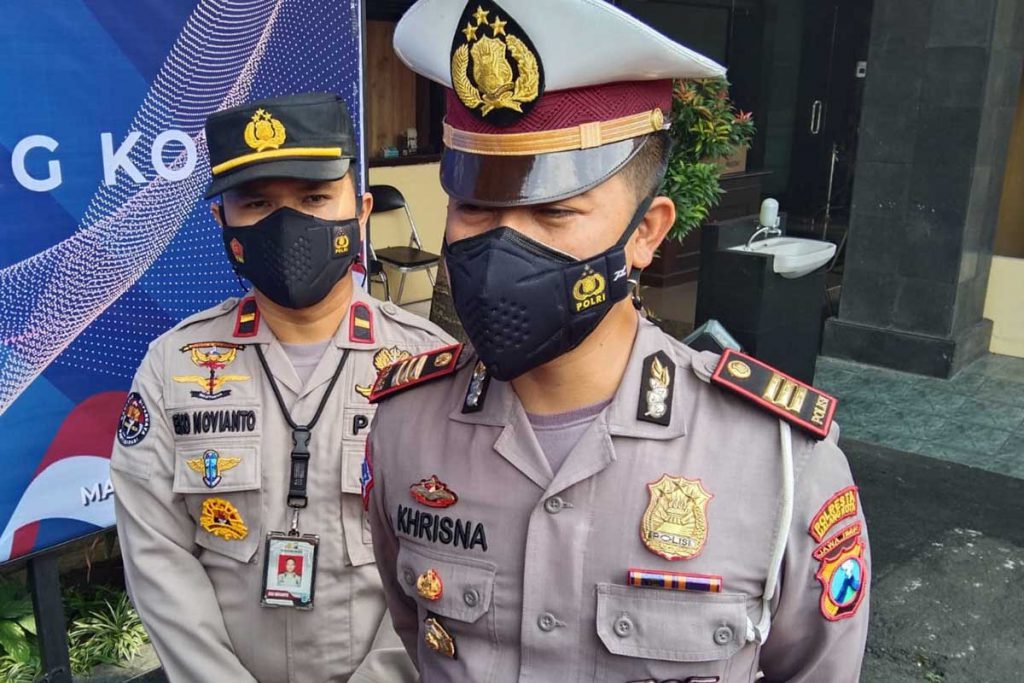 Kasatlantas Polresta Makota, AKP Yoppy Anggi Khrisna. (jaz) - Polresta Malang Kota Luncurkan 'Simpati Makota' Ragam Layanan Masyarakat