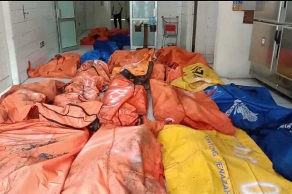 Korban Kebakaran Lapas Kelas I Tangerang. (ist) - Kebakaran Lapas Kelas I Tangerang Tewaskan 41 Napi