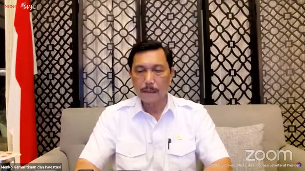 Menko Marinves Luhut Binsar. (ist) - PPKM Lagi Sampai 20 September, Bioskop Boleh Buka