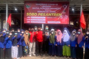PC Bamusi dan Komunitas Juang 'Sobo Pesantren' Gelar Vaksinasi