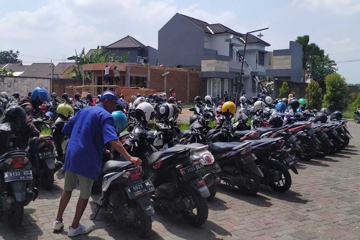 Parkir SKD CASN di sekitar Islamic Centre. (ist) - Kecolongan Tarif Lebih, Dishub Klarifikasi Aduan Parkir SKD CASN di Islamic Centre