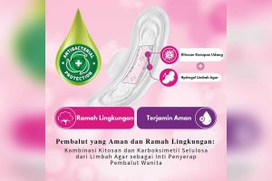 Pembalut dari limbah agar-agar yang ramah lingkungan dan kesehatan. (ist) - Mahasiswa UB Ubah Limbah Agar-agar Jadi Pembalut Ramah Lingkungan & Kesehatan