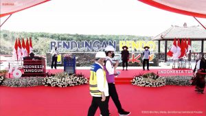 Peresmian Bendungan Bendo. (ist) - Presiden Resmikan Bendungan Bendo Ponorogo