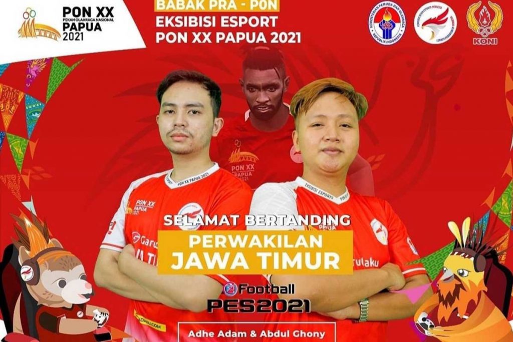 Salah satu atlet Kota Malang yang berlaga di PON XX Papua, Adam Adhe H. Asmorokondi. (ist) - Terbilang Baru, e-Sport Malang Wakili Eksibisi PES PON XX Papua