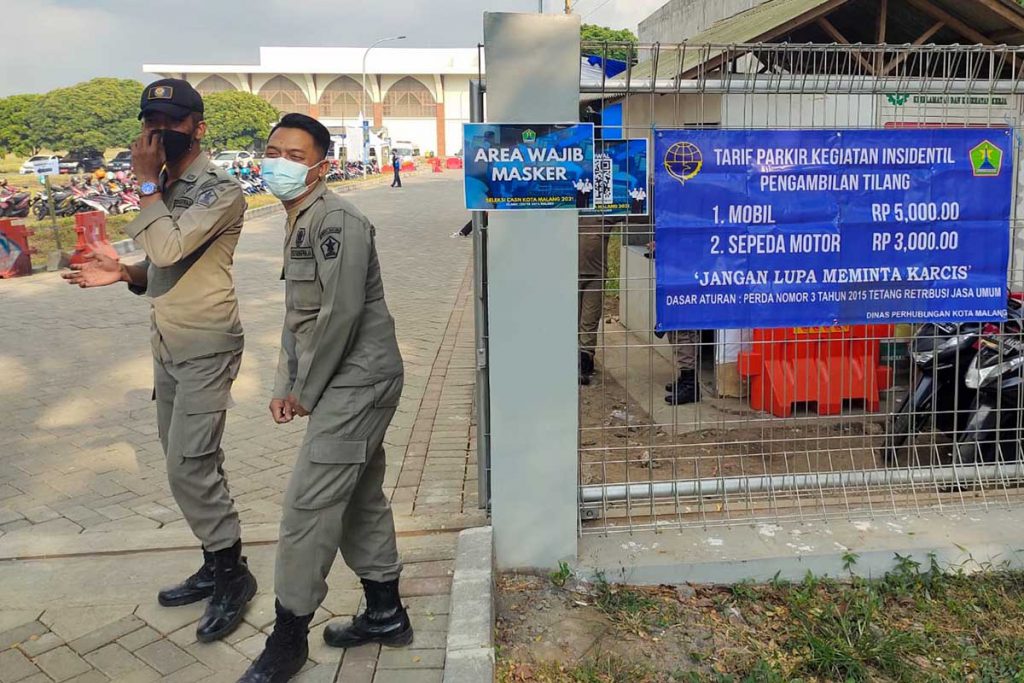 Tarif resmi insidentil SKD CASN di sekitar Islamic Centre. (ist) - Kecolongan Tarif Lebih, Dishub Klarifikasi Aduan Parkir SKD CASN di Islamic Centre