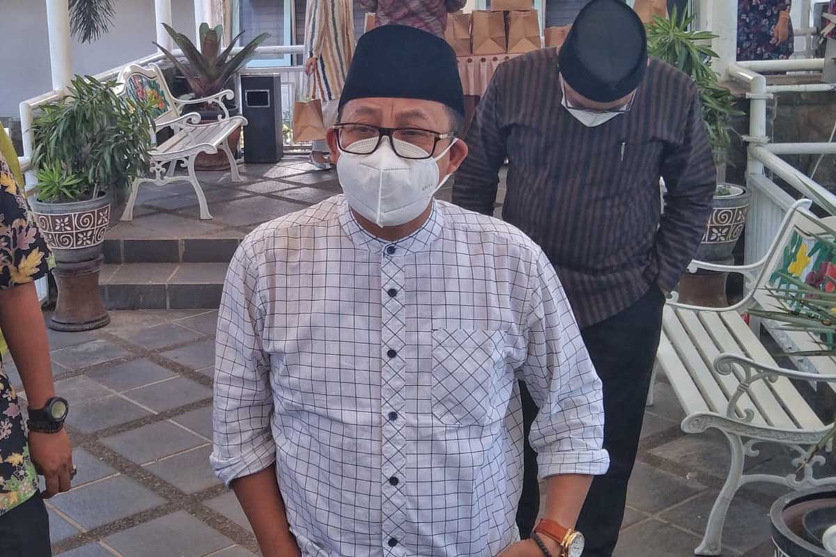 Walikota Malang, Drs H Sutiaji, jelaskan antisipasi korupsi. (jaz) - Respon Probolinggo, Pemkot Malang Antisipasi Korupsi Kumpulkan OPD Minggu Depan