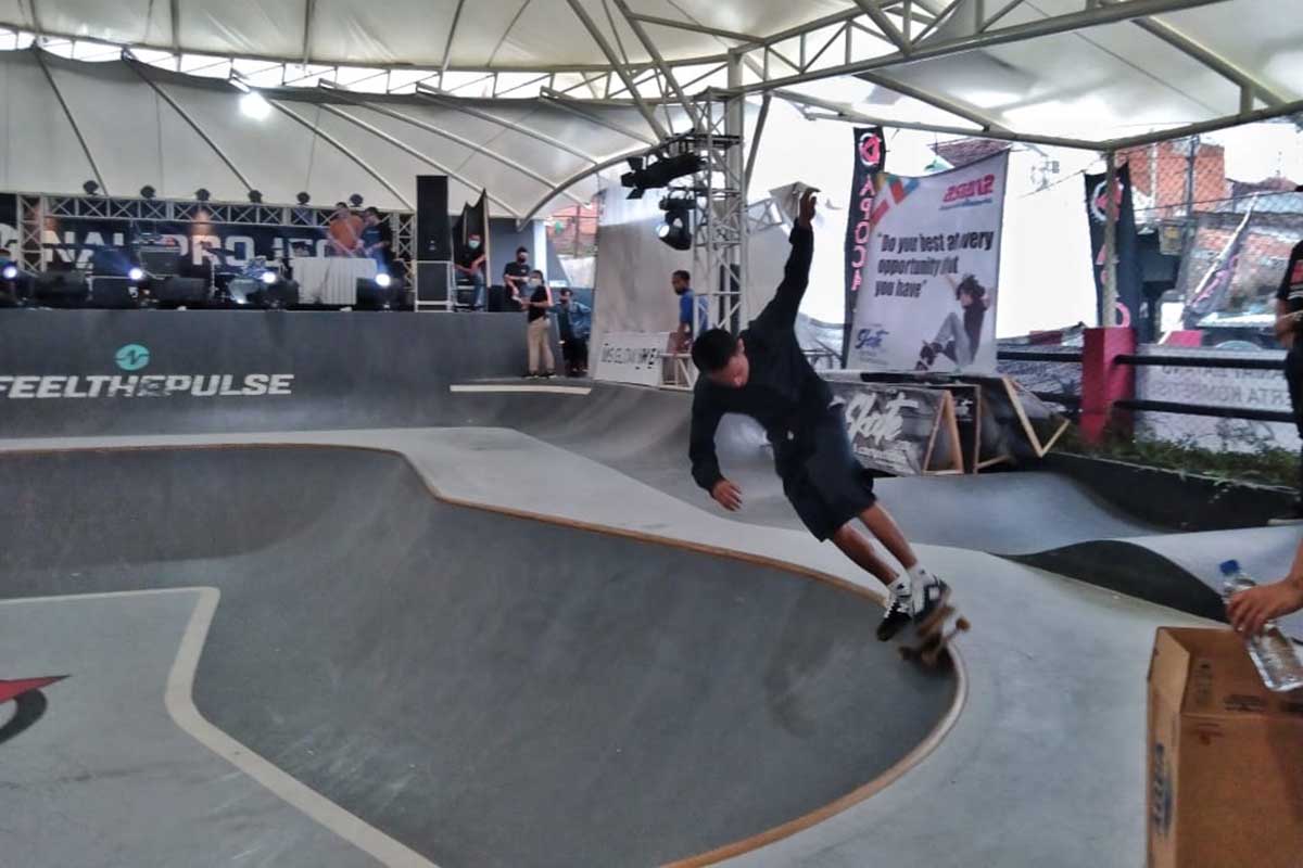 Apocalypse, arena skatepark berkelas Internasional di Jalan Kapiworo, Mangliawan, Kabupaten Malang. (jaz) - Atlet Asian Games Ini Berharap Muncul Skateboarder Malang Raya