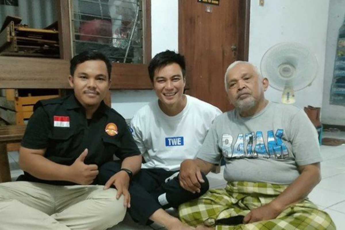 Artis Baim Wong dan kakek Suhud. (ist) - Polemik Baim Wong-Kakek Suhud Berujung Minta Maaf