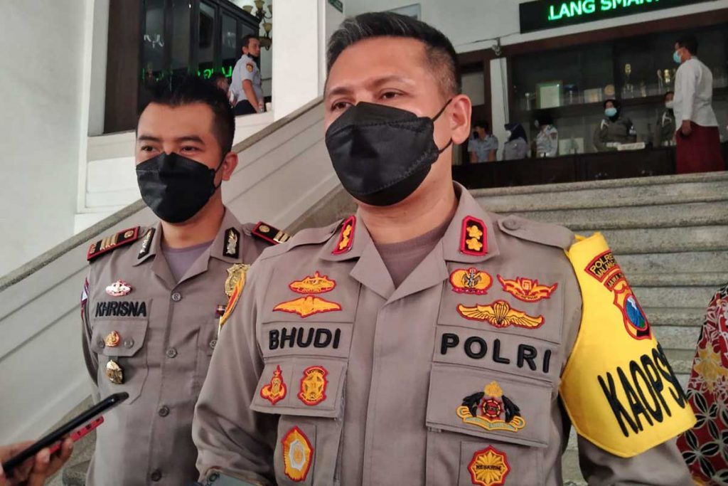 Kapolresta Malang Kota, AKBP Budi Hermanto menjelaskan wacana dari forum lalin. (jaz) - Forum Lalin Kaji Ganjil Genap Hingga Speed Trap