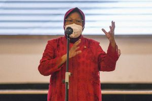 Mensos Tri Rismaharini. (ist) - Sempat Tersinggung Pegawainya Dimarahi Risma, Gubernur Gorontalo Kini Minta Maaf