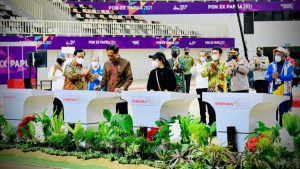 Peresmian arena PON. (ist) - Presiden Jokowi Resmikan 7 Arena PON XX Papua