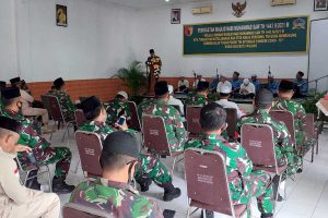 Peringatan Maulid Nabi Muhammad SAW 1443 H/2021 M di Makodim 0833. (ist) - Tingkatkan Keimanan Prajurit, Kodim 0833 Gelar Maulid Nabi Muhammad SAW