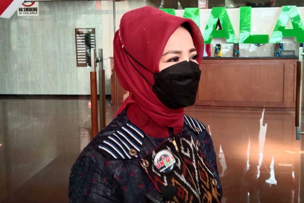 Rektor Universitas Gajayana, Prof Dr Dyah Sawitri menjelaskan, skema PTM bagi mahasiswa. (jaz) - Turun Level II, Kampus Wacanakan PTM