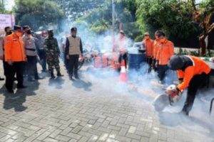 Simulasi gelar peralatan BPBD Kota Probolinggo. (ist) - BPBD Probolinggo Gelar Apel Pasukan dan Peralatan, Antisipasi Hadapi Bencana