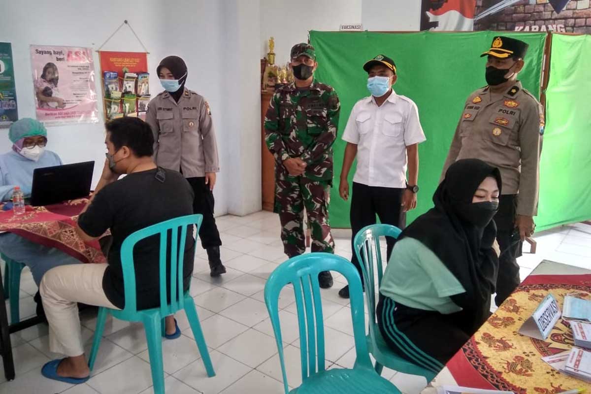 Vaksinasi di tingkat kelurahan dan RT RW. (ist) - Target 90 Persen di Oktober, Masifkan Vaksinasi di Tingkat Kelurahan dan RT RW