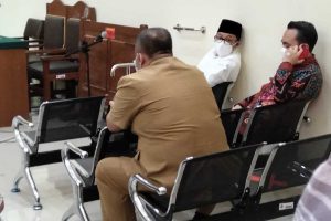 Walikota Malang Sutiaji saat sidang di PN Kepanjen. (ist) - Walikota Malang Didenda Rp25 Juta, Buntut Langgar PPKM Kondang Merak