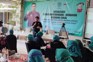 Sosialisasi ketentuan perundang-undangan di bidang cukai, gerakan bersama gempur rokok ilegal kepada Kader PKK.