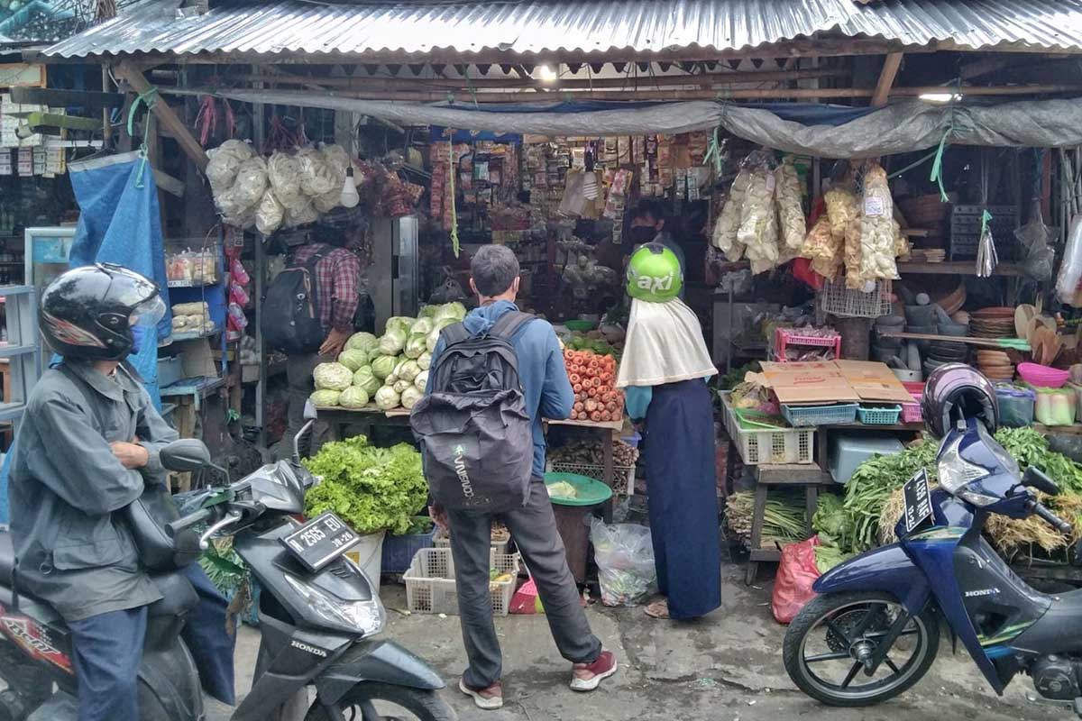 Ilustrasi salah satu pasar di Kota Malang. (jaz) - Tahun 2021 PAD Retribusi Pasar Digenjot Rp7 Miliar