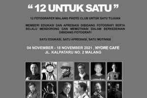 Pamflet pameran Malang Photo Club. (ist) - 12 Fotografer MPC Pameran Foto '12 Untuk Satu'