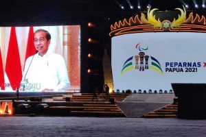 Pembukaan Peparnas. (ist) - Wapres Ma'ruf Amin Resmi Buka Peparnas XVI Papua