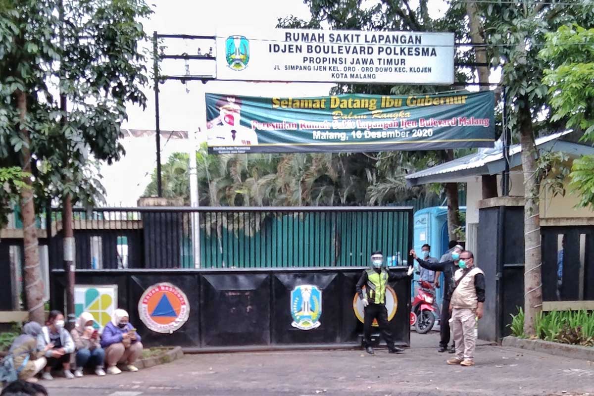 RSL Ijen Boulevard tampak dari depan. (jaz) - Safehouse Kawi Dialihkan ke RS Ijen Boulevard, Tinggal Dua Pasien