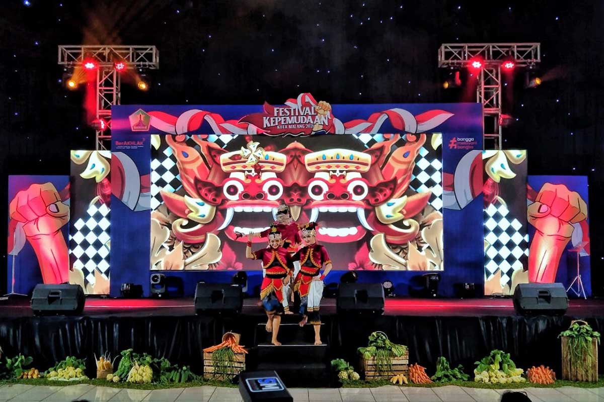 Salah satu penampilan di event Festival Kepemudaan 2021. (jaz) - Disporapar Dorong Peran Pemuda dalam Festival Kepemudaan 2021