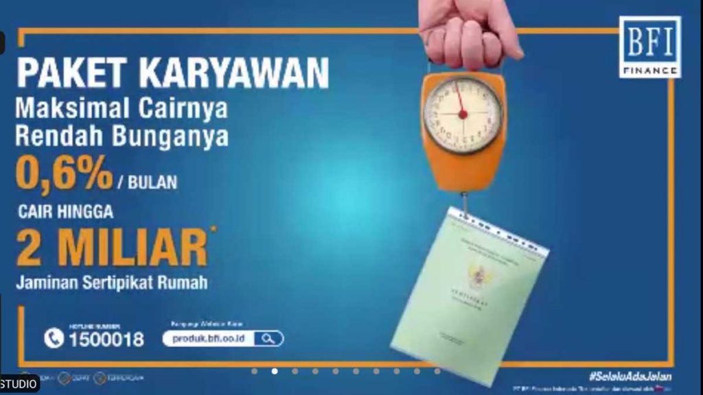 Salah satu program layanan Paket Karyawan. (rhd) - Covid-19 Melandai, BFI Finance Optimis Layanan Dana Jaminan Sertifikat Rumah/Ruko - Perluas layanan Surabaya Raya dan Malang Raya