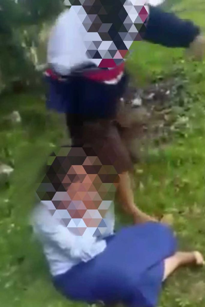Screenshot video persekusi. (ist) - Dugaan Kasus Pencabulan-Persekusi, Kapolresta: Masih Pendekatan dan Pendampingan