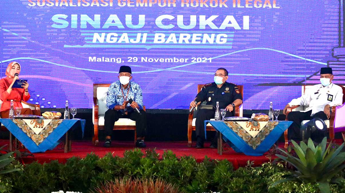 Sinau Cukai dan Ngaji Bareng. (ist) - Strategi Pemkot Malang Cegah Rokok Ilegal, Sinau Cukai dan Ngaji Bareng