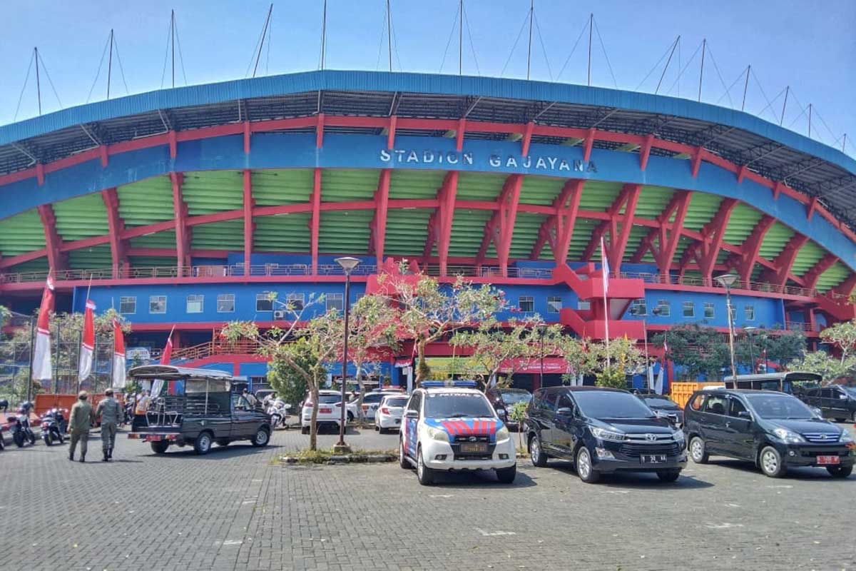 Stadion Gajayana Kota Malang menjadi tuan rumah Grup B Liga III Zona Jawa Timur. (jaz) - Suporter Nekat Datang ke Stadion Bakal Diarahkan Pulang