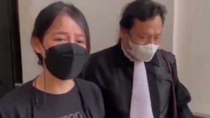 Terdakwa Valencya. (ist) - Buntut Kasus Istri Omeli Suami Dituntut 1 Tahun, Penyidik Polda di Dinonaktifkan dan Jaksa Diperiksa
