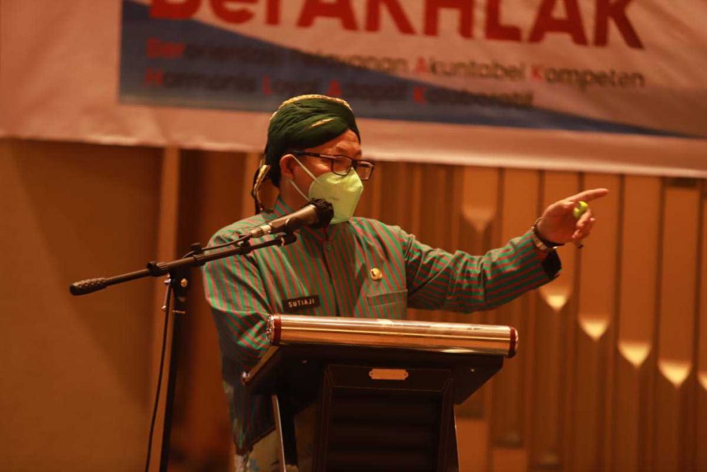 Walikota Malang Sutiaji membuka sosialisasi PP No 94 Tahun 2021. (ist) - Sutiaji Ingatkan ASN Tingkatkan Kedisiplinan