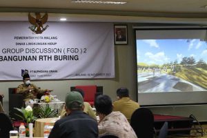 Walikota membahas RTH Buring atau Alun-alun Kedungkandang. (ist) - Walikota Sutiaji Kawal DED RTH Buring Alun-alun Kedungkandang