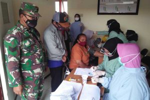 Warga Sukun vaksinasi di Puskesmas Janti. (ist) - 401 Warga Sukun Vaksinasi di Puskesmas Janti