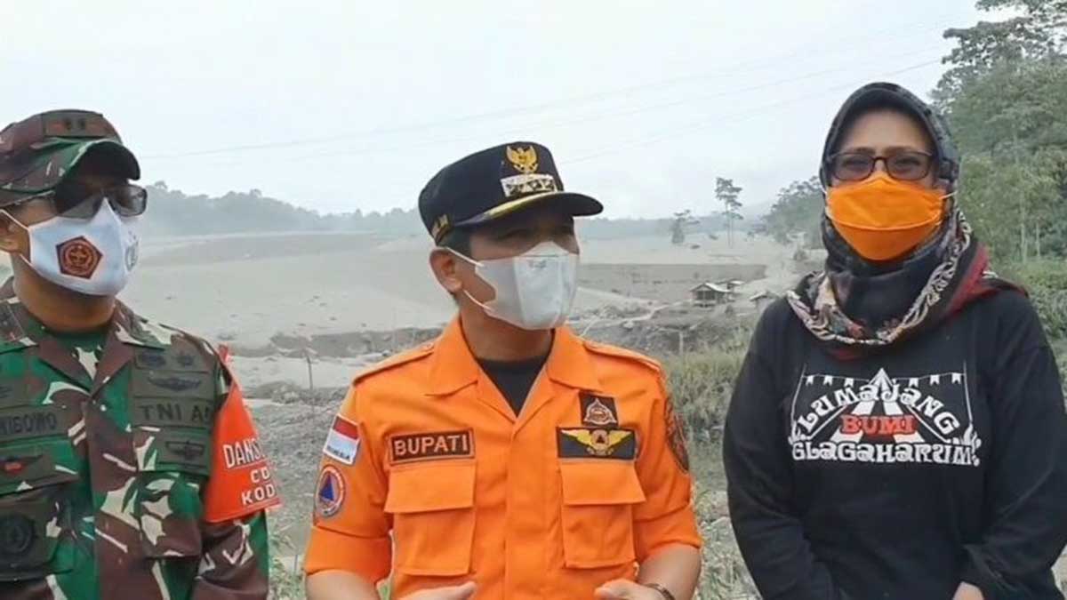Bupati Lumajang Thoriqul Haq. (ist) - Bupati dan BNPB Pastikan Syuting Sinetron di Lokasi Erupsi Semeru Tidak Berizin