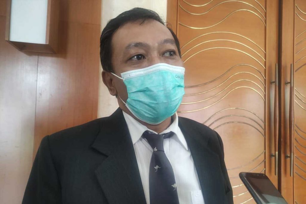 Dekan Fakultas Bahasa dan Seni Universitas Ma Chung, Dr Daniel Ginting, SS, MPd, menjawab pertanyaan awak media. (ist) - Ma Chung Tularkan Metode MPK Bahasa Mandarin Bagi Pengajar di Kota Malang