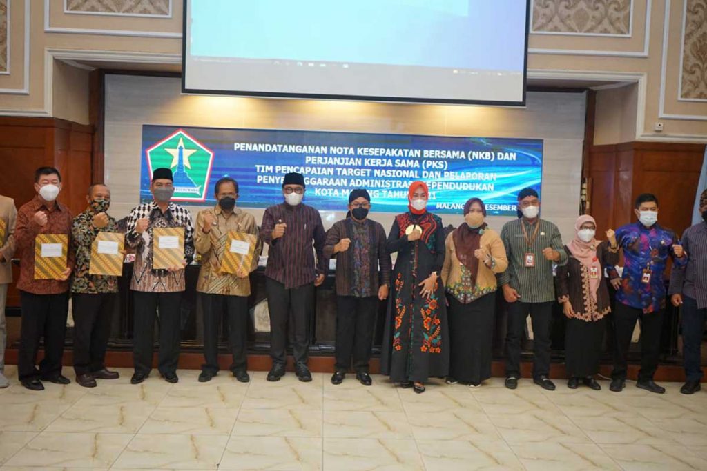 Forkopimda siap mensukseskan akses Satu Data. (ist) - Pemkot Malang Optimis Gerakan Satu Data Capai Target Nasional