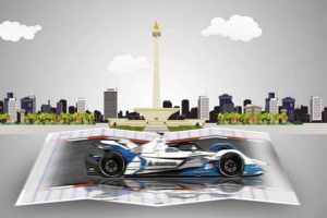 Formula E Jakarta. (ist) - Kapolda Metro Jaya Sebut Formula E Digelar di Ancol, Jakpro Bilang Begini