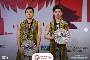 Ganda putra Kevin Sanjaya-Marcus Gideon. (ist) - Jadi Runner-Up BWF World Tour Final, Kevin/Marcus Catat Masuk Final 5 Kali Berturut-Turut