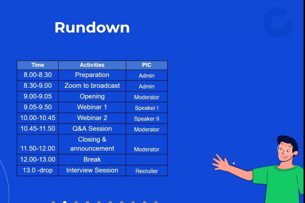 Rundown Virtual Career Fair Niagahoster.