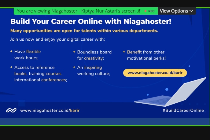 Virtual Career Fair Niagahoster.
