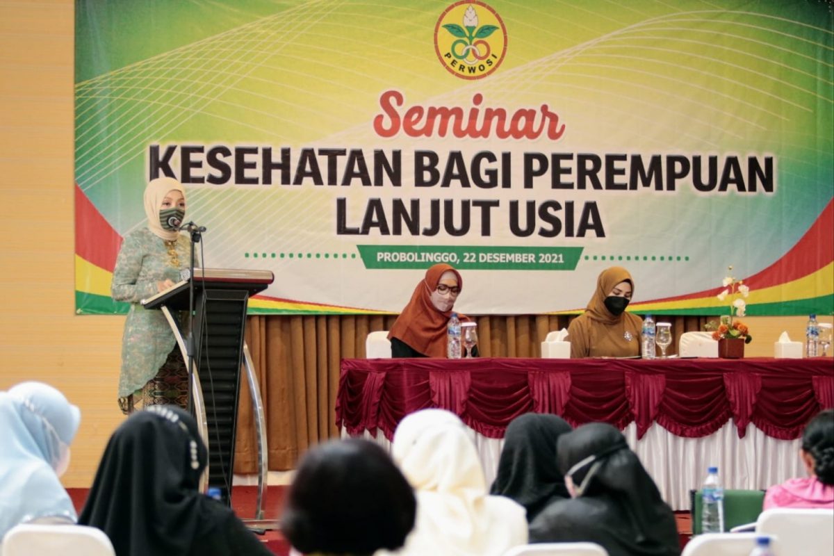 Ketua TP PKK Kota Probolinggo, Hj. Aminah Hadi Zainal Abidin.