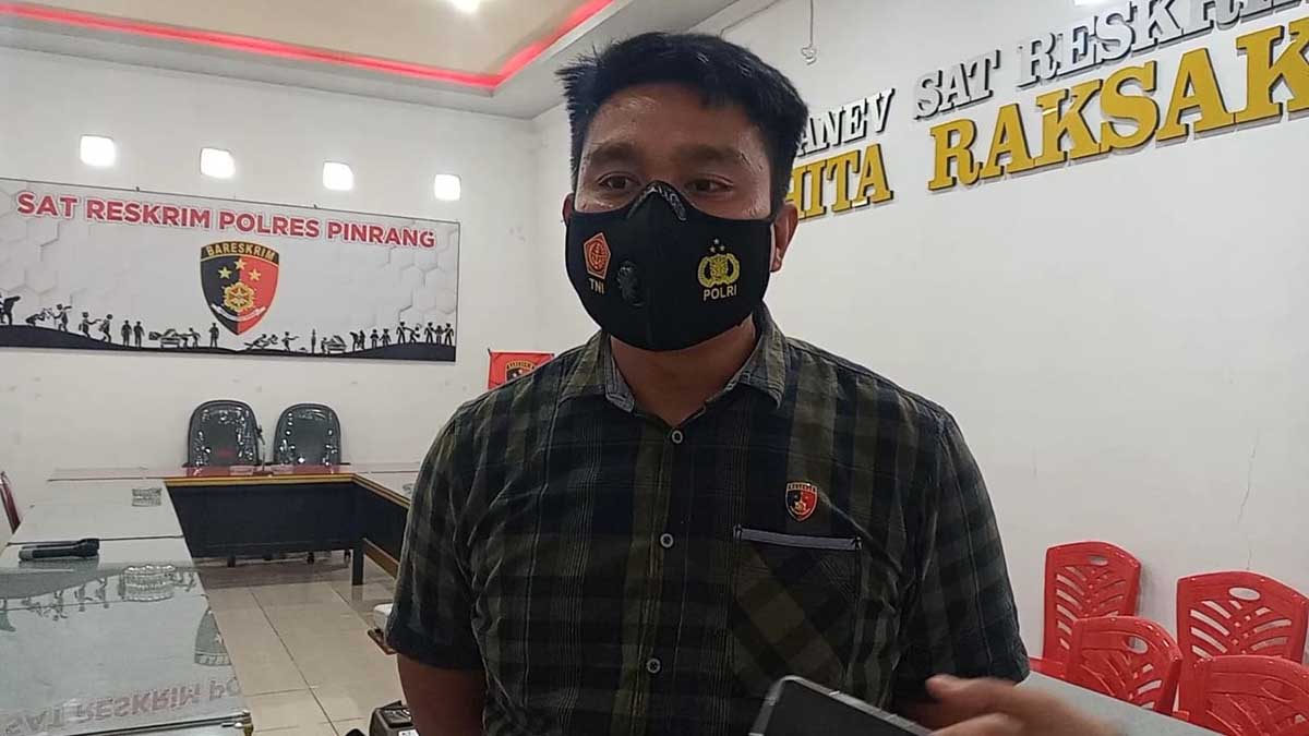 Kasat Reskrim Polres Pinrang Iptu Deki Marizaldi. (ist) - Kasus Joki Vaksin di Pinrang Diselidiki Polisi dan Dinkes