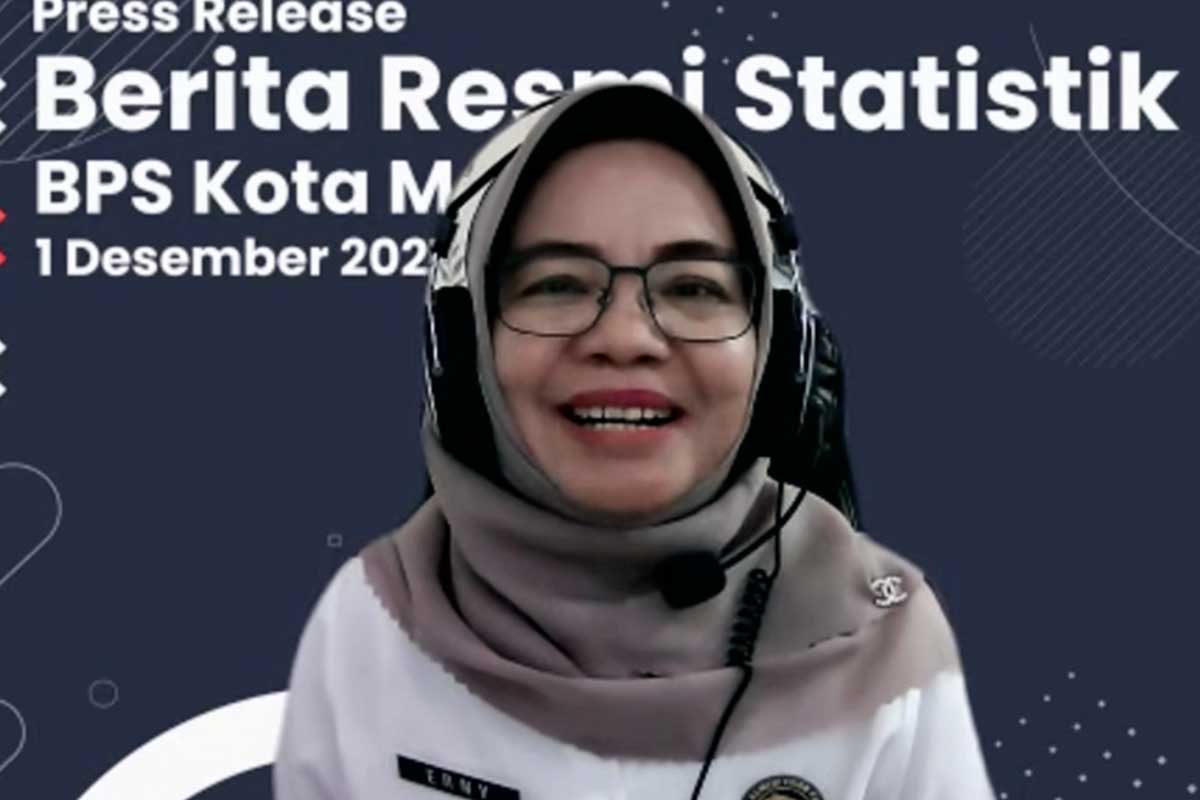 Kepala Badan Pusat Statistik (BPS) Kota Malang, Erny Fatma Setyoharini, mejelaskan inflasi di Kota Malang. (ist) - Kelompok Perawatan Diri dan Jasa Dorong Inflasi November 0,26 Persen