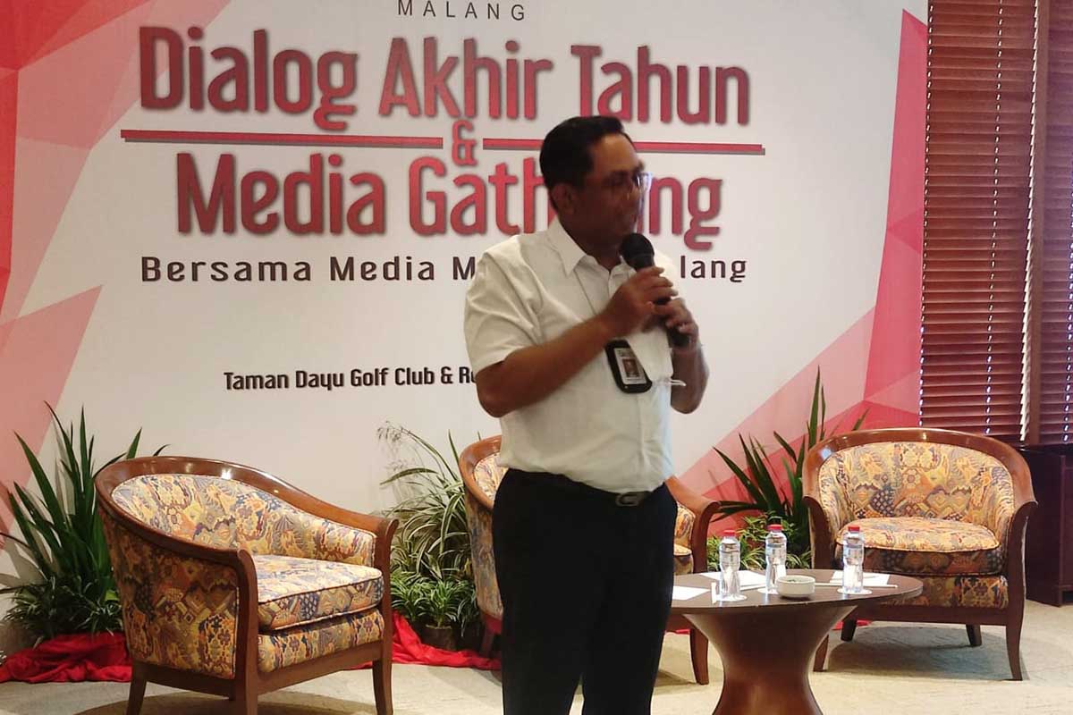 Kepala OJK Malang Sugiarto Kasmuri. (rhd) - Perlunya Literasi Dukung Sektor Keuangan Tumbuh Positif Menuju Endemi