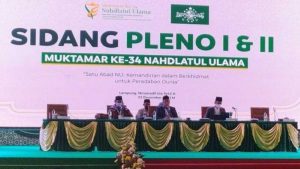 Muktamar ke-34 NU. (ist) - Muktamar NU: Yahya Cholil Jadi Ketum PBNU, KH Miftachul Akhyar Rais Aam PBNU