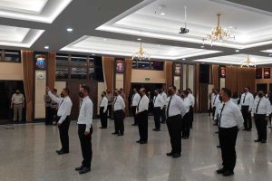 Pelantikan Eks Pegawai KPK. (ist) - Resmi Dilantik, Kapolri Perintahkan Eks Pegawai KPK Kawal Pemulihan Ekonomi