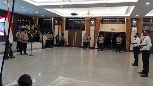 Pelantikan eks pegawai KPK. (ist) - Sah Jadi ASN Polri, Eks Pegawai KPK Orientasi Dua Minggu