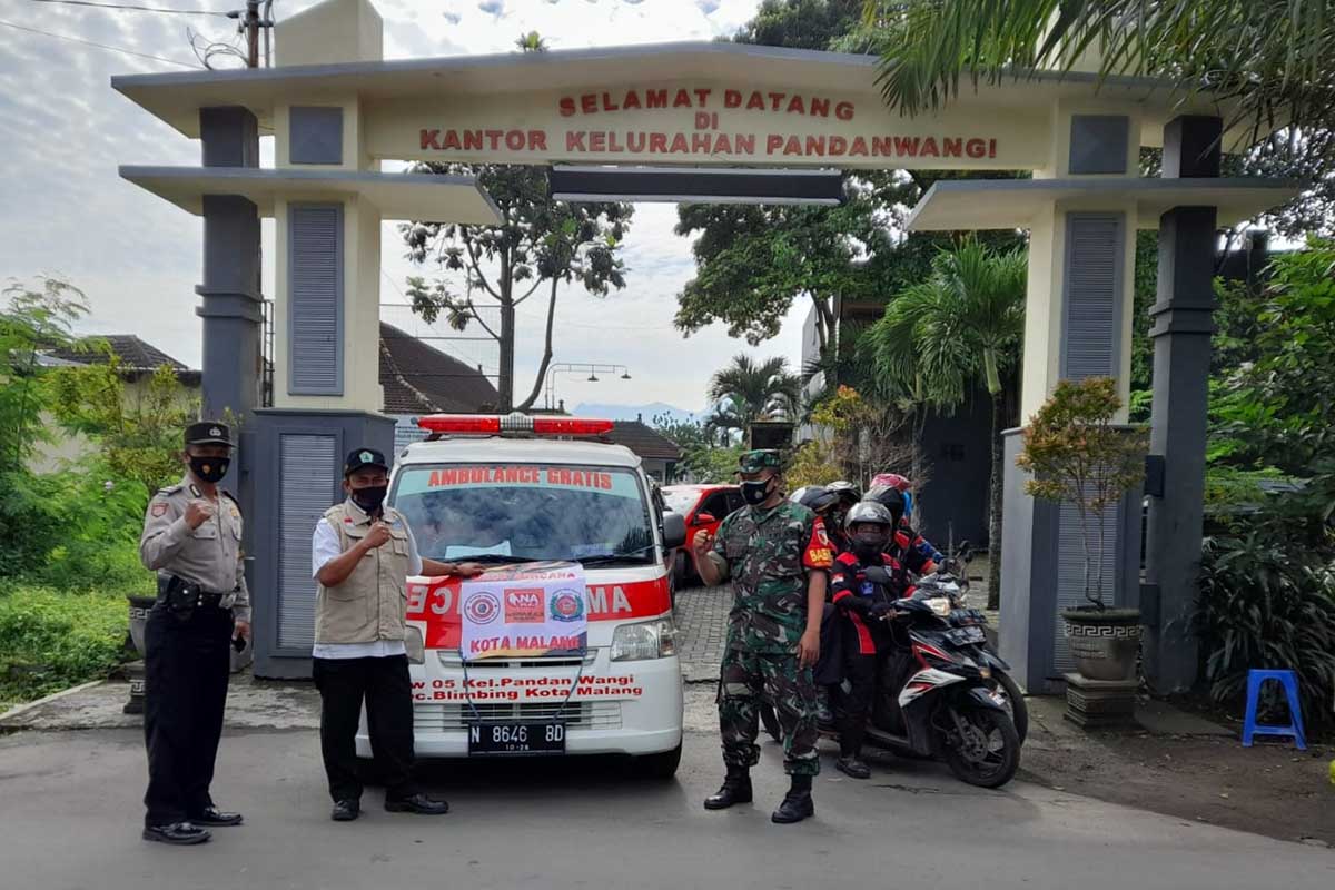 Pemberangkatan tim relawan. (ist) - Relawan Pandanwangi Diberangkatkan Menuju Gunung Semeru